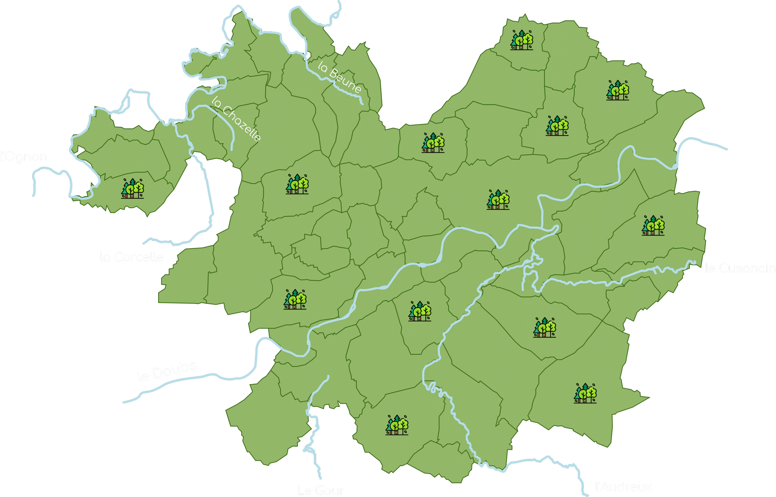 Map communes