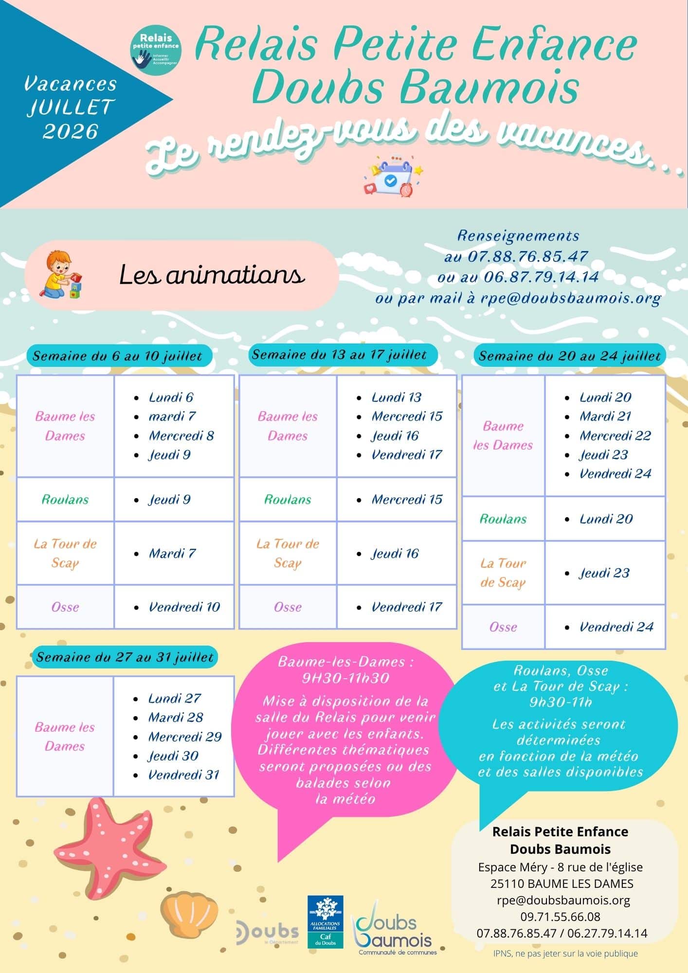 _Planning Relais Vacances Juillet 26